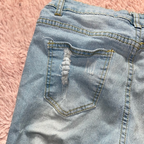 SHEIN High Waist Ripped Skinny Jeans - Picture 5 of 7